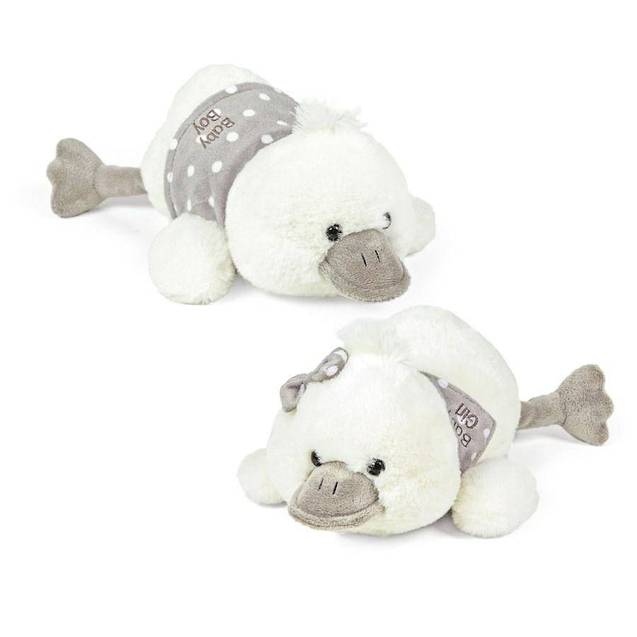PAPEROTTO STESO 30CM BIANCO/GRIGIO/POIS