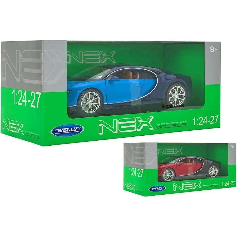 WELLY BUGATTI CHIRON DIE CAST 1:24  2 COL.