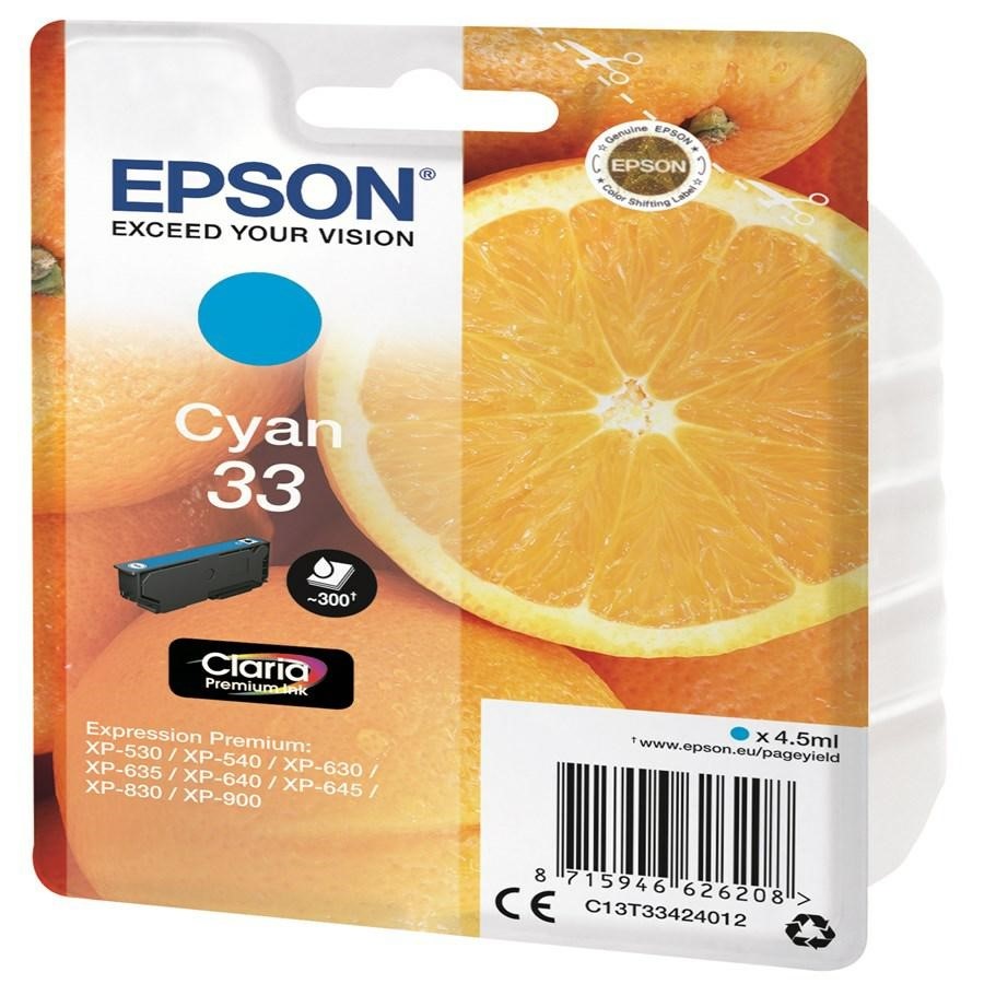 EPSON Ink-Jet Ciano T3342 *T33424010* N.33