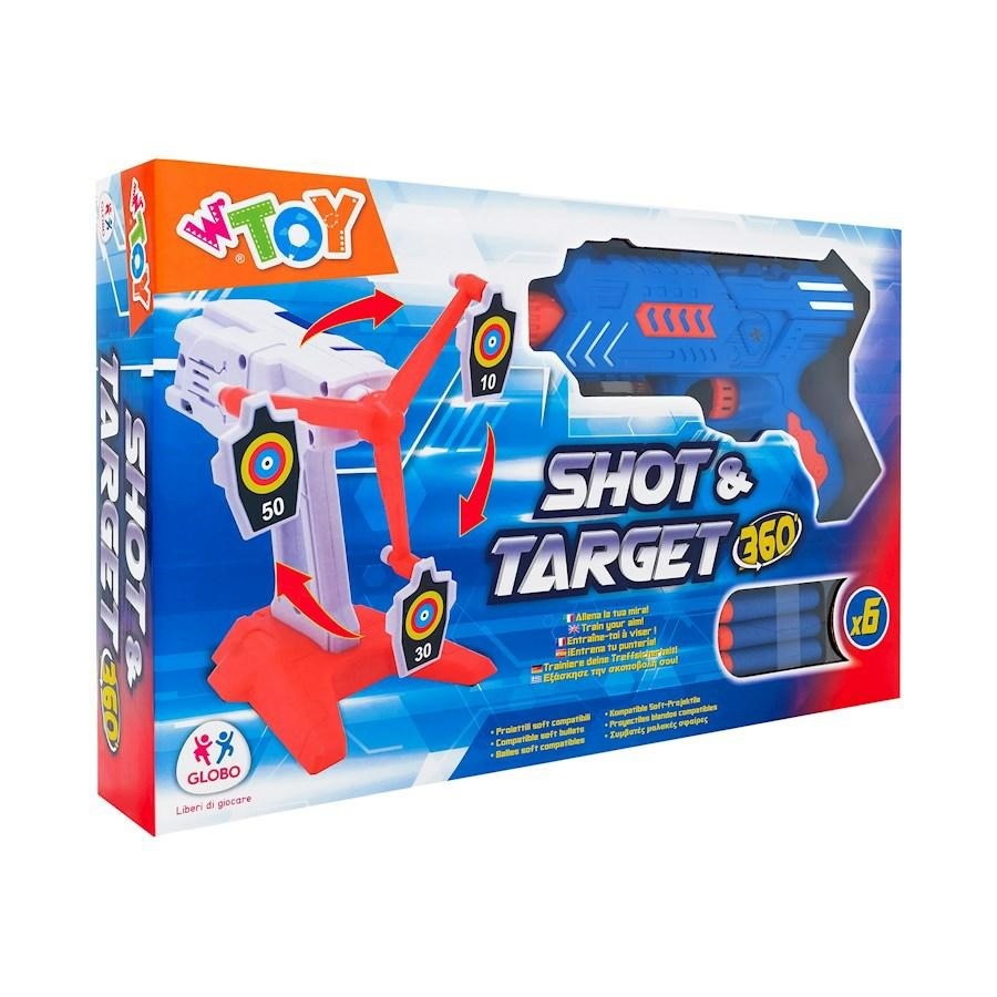PISTOLA C/BERSAGLIO E PROIETTILI