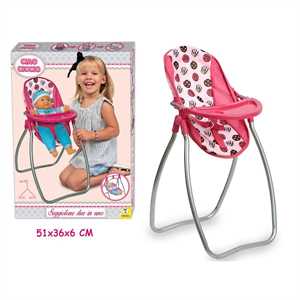 CIAO CICCIO SEGGIOLONE IN METALLO   2 IN 1