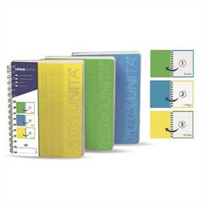 Maxi Spiralato PPL 1R/5M/10M 3Sezioni ORGANIZER TintaUNITA