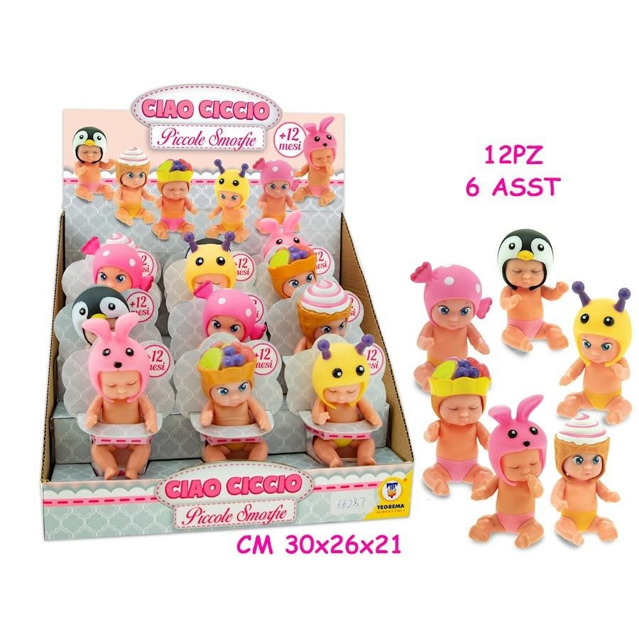 CIAO CICCIO-BAMBOLOTTI SMORFIE FUNNY 13CM