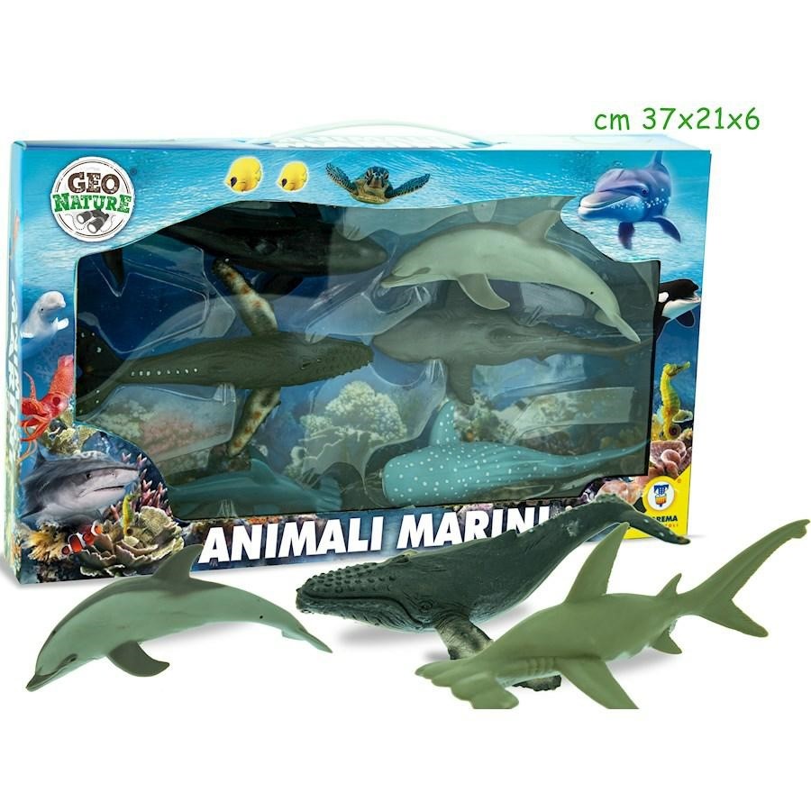 GEO NATURE-ANIMALI MARINI 6PZ