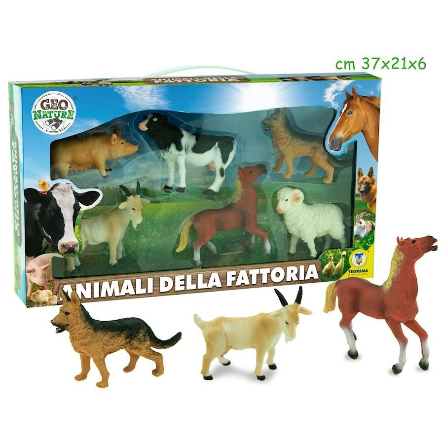GEO NATURE-ANIMALI DELLA FATTORIA 6 PZ