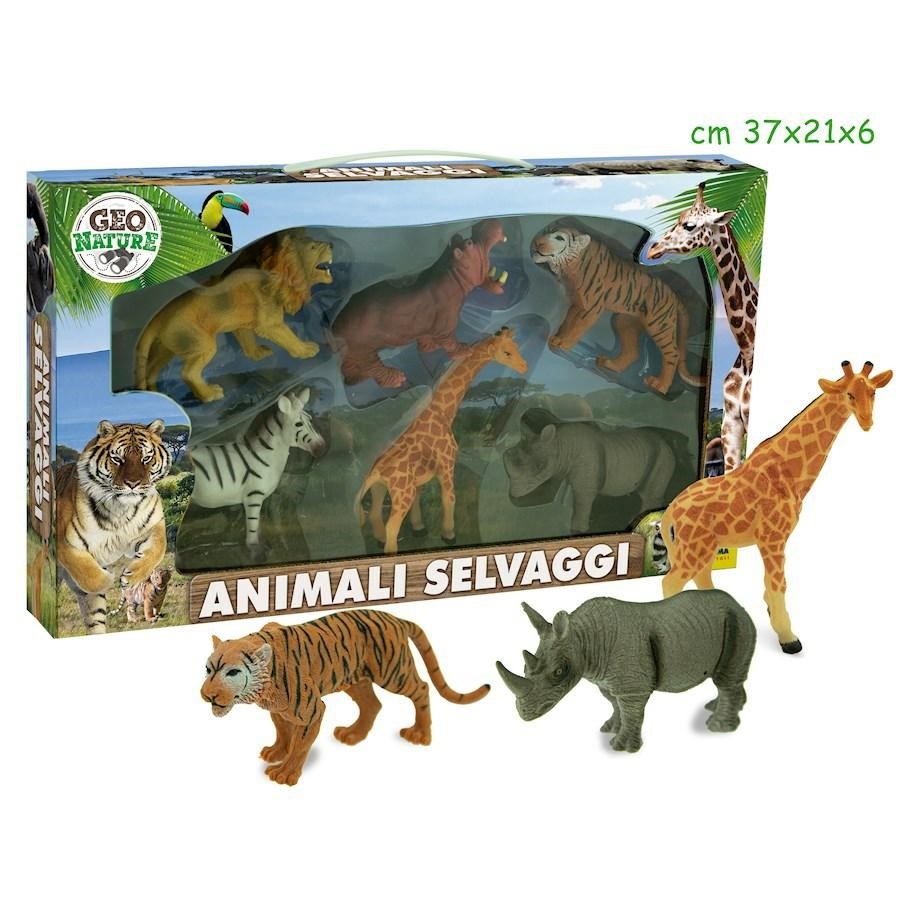 GEO NATURE-ANIMALI DELLA SAVANA 6 PZ