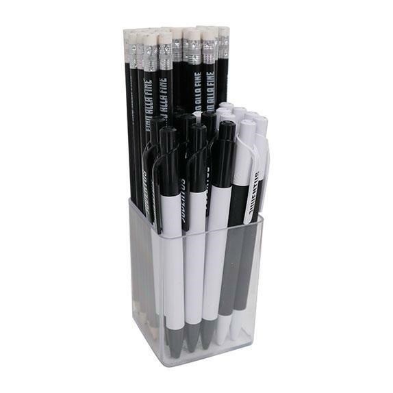 KIT 30 MATITE CON GOMMA E 16 PENNE  JUVENTUS