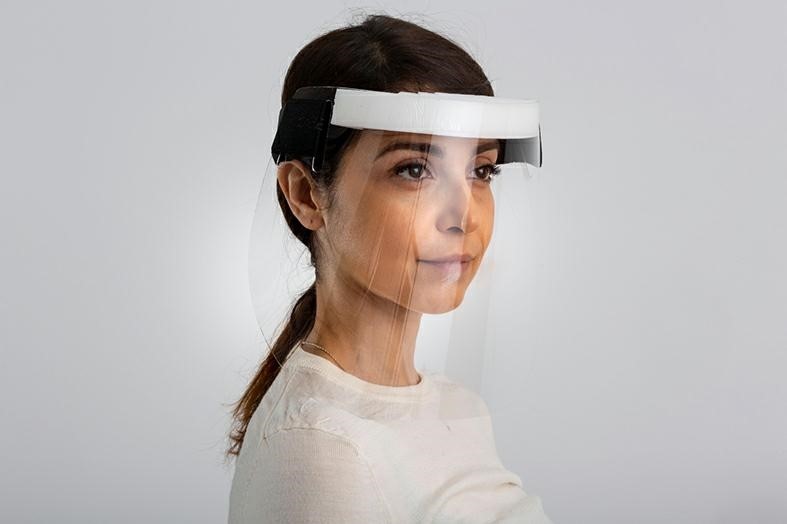 MASCHERINA PER PROTEZIONE VISO IN PLEXIGLASS *FACE SHIELD*