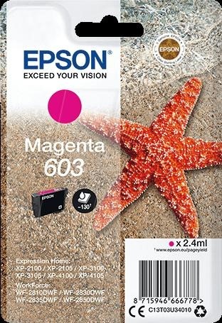 EPSON Ink-Jet Magenta *T03U34010* N.603 Stella Marina