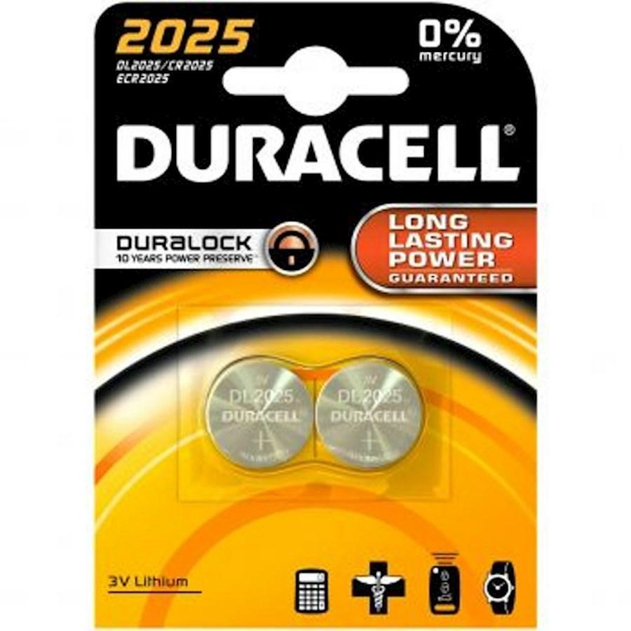 PILA ELECTRONICS CR2025 PZ2 DURACELL