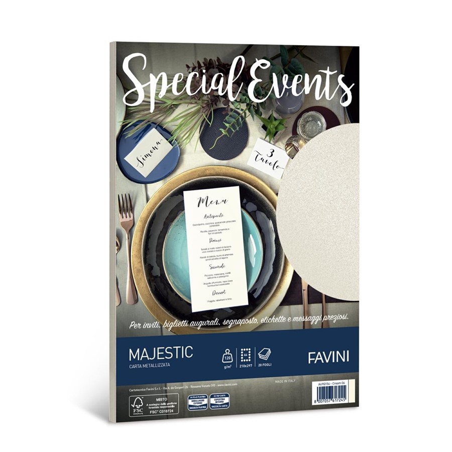 BUSTA SPECIAL EVENTS pz10 11X22 CREMA