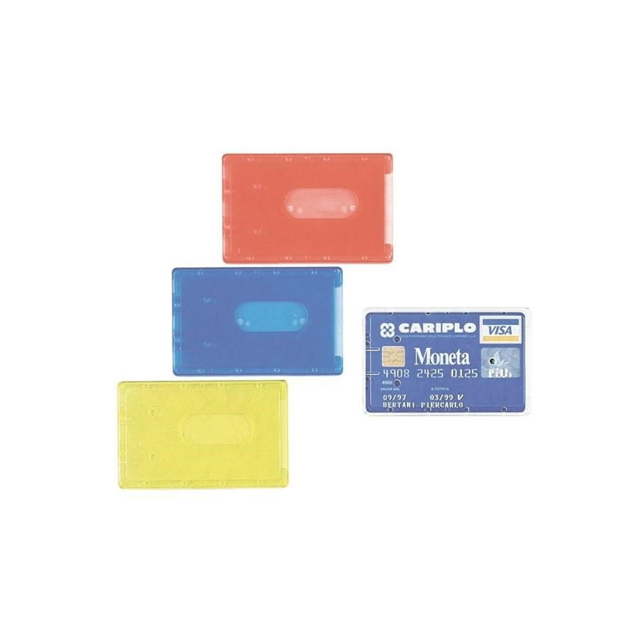 Porta CARDS cm8,5x5,4 Plastica Rigida