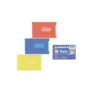 Porta CARDS cm8,5x5,4 Plastica Rigida