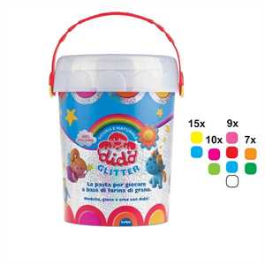 DIDO' MAXI VASO GLITTER 100 SALSICCIOTTI DA 50GR