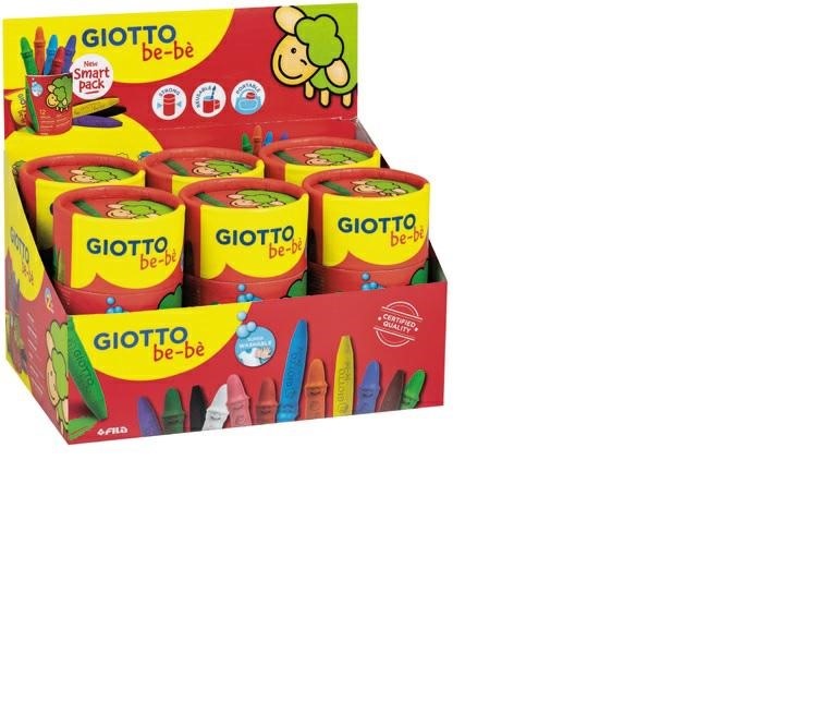 PASTELLONI A CERA BARATTOLO PZ.12 BE-BE'