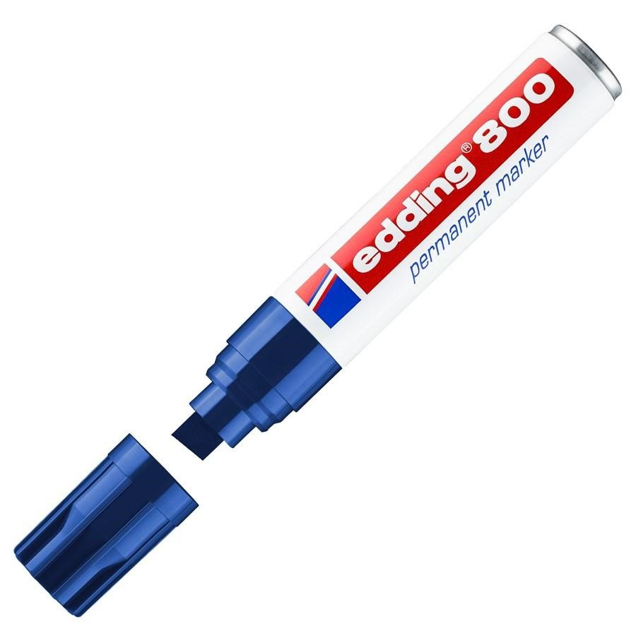 Marker EDDING 800 PUNTA SCALPELLO Blu