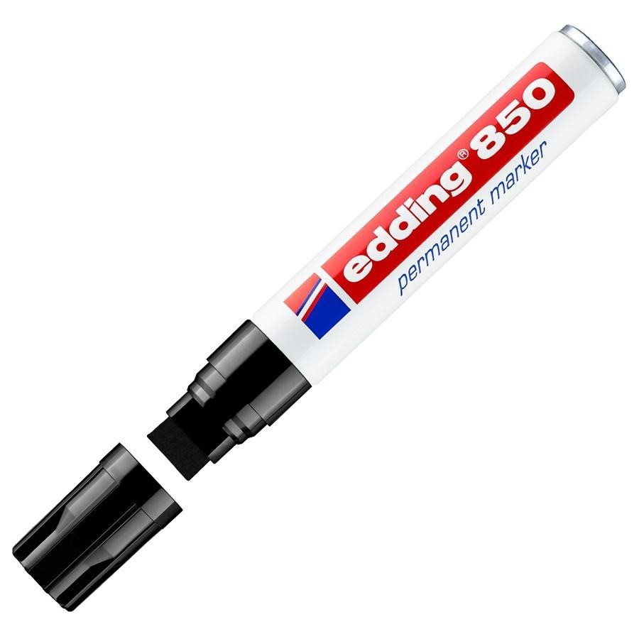Marker EDDING 850 PUNTA SCALPELLO Nero