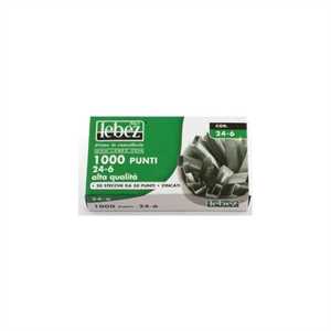 PUNTI ZINCATI 24/6 1000pz