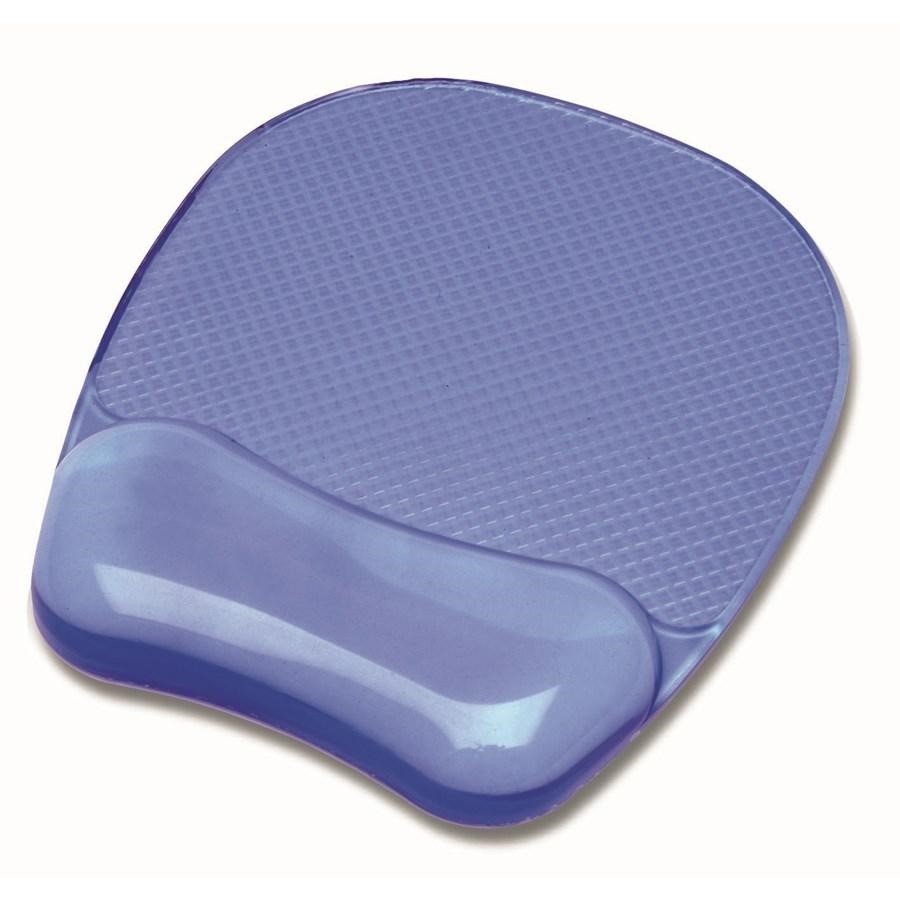 MOUSE Pad Con Appoggia Polsi BLU      Crystal Gel