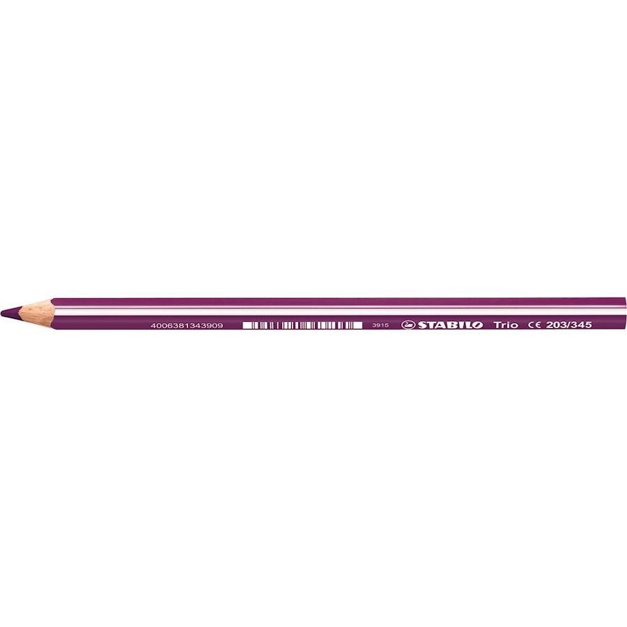 STABILO TRIO MAXI pz12 ROSSO VIOLA- 345