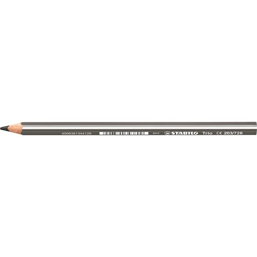 STABILO TRIO MAXI pz12 GRIGIO-726