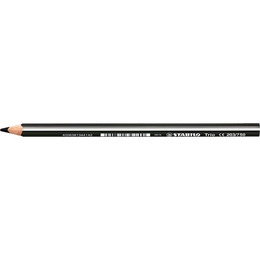 STABILO TRIO MAXI pz12 NERO-750