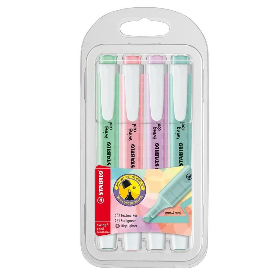 EVIDENZIATORE SWING COOL Pastel 4pz