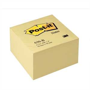 POST-IT CUBO mm76x76 f450 Giallo 3M