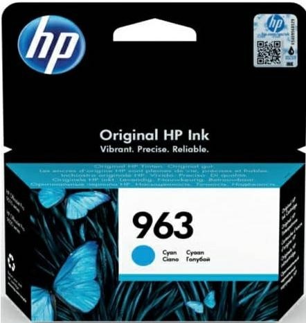 HP Ink-Jet Ciano N.963 *3JA23A* pg700