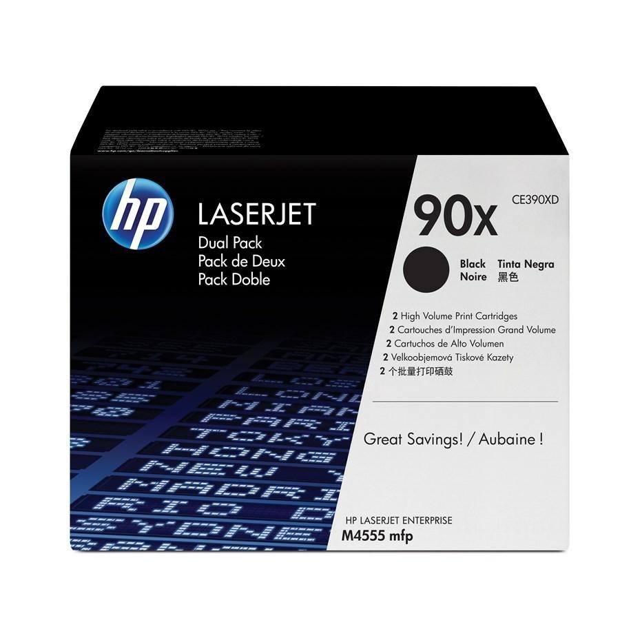 HP Toner Nero KIT Pz.2 *CE390XD* M4555 pg24000x2