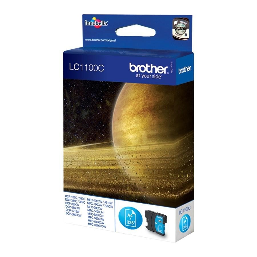 BROTHER Ink-Jet CYANO LC-1100       DCP-185c/385c/585/6690-mfc490