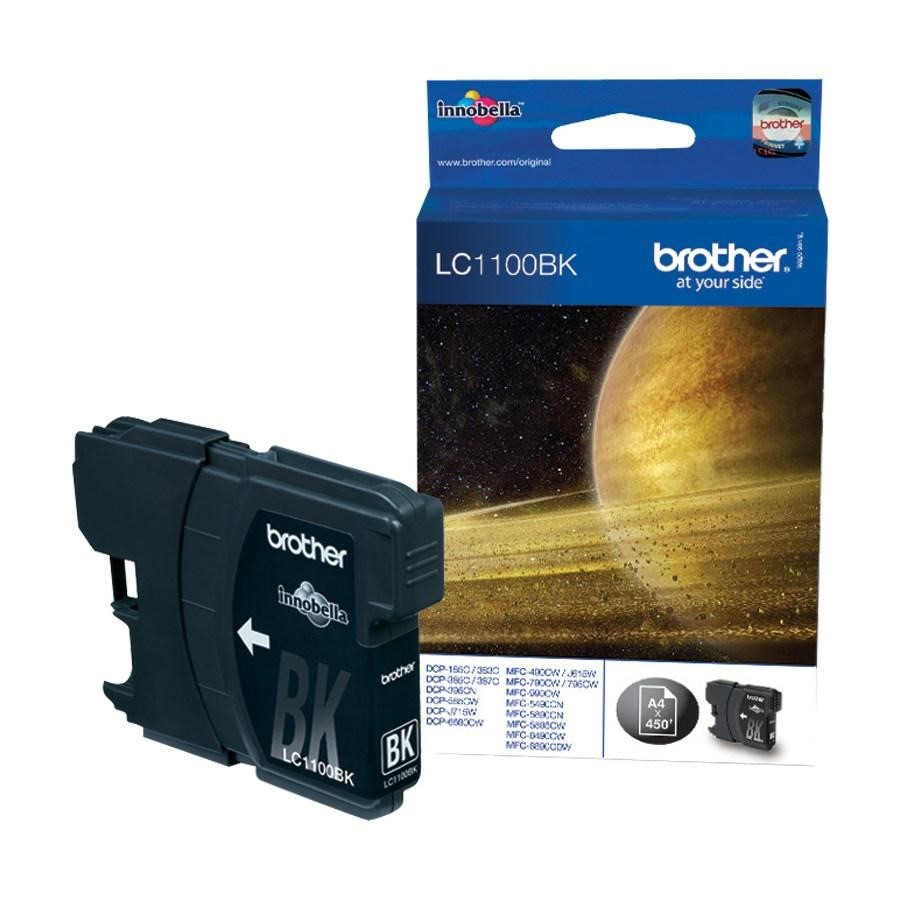 BROTHER Ink-Jet NERO LC-1100        DCP-185c/385c/585/6690-mfc490