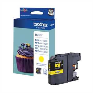 BROTHER Ink-Jet GIALLO *LC-123* MFC-J4410DW/4510 pg600