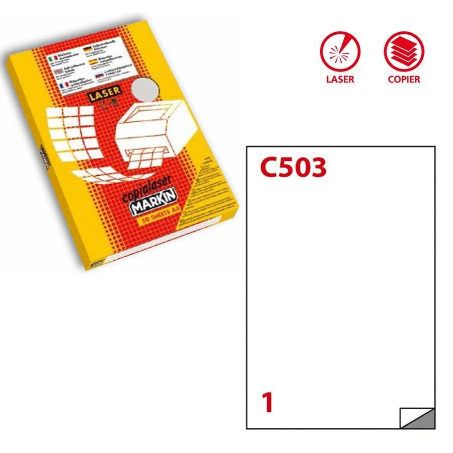 Et.Laser BIANCO OPACO 210X297 (C503)50f *LWMC503*