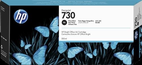 HP Ink-Jet Nero Photo N.730*P2V73A* 300ml