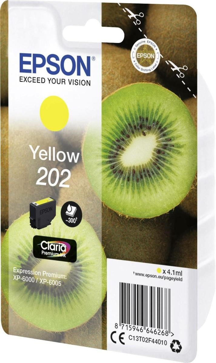 EPSON Ink-Jet Giallo *T02F44010* N.202 KIWI