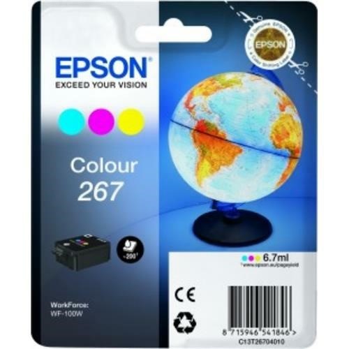 EPSON Ink-Jet Color T2670 *T26704020* 267 3 COLORI C+M+Y