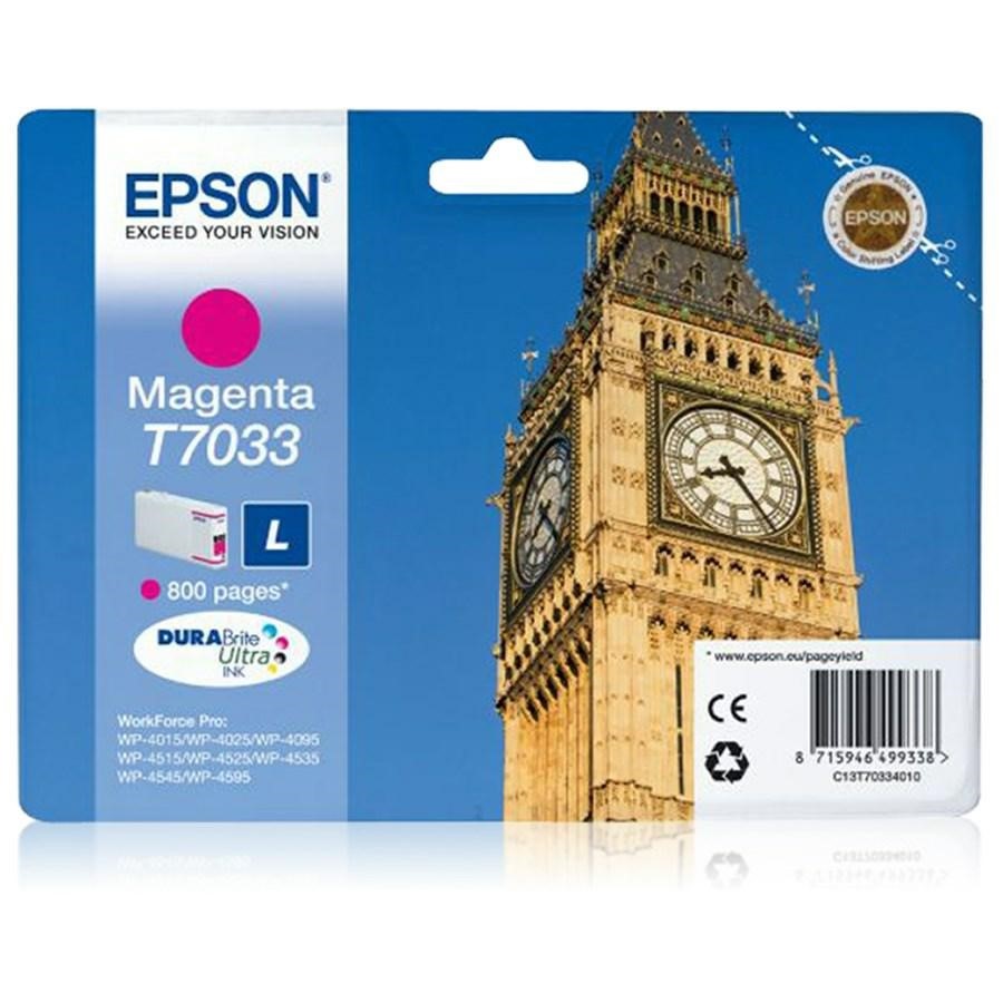 EPSON INK-JET MAGENTA L WP4000 *T7033* *T70334010* pg800