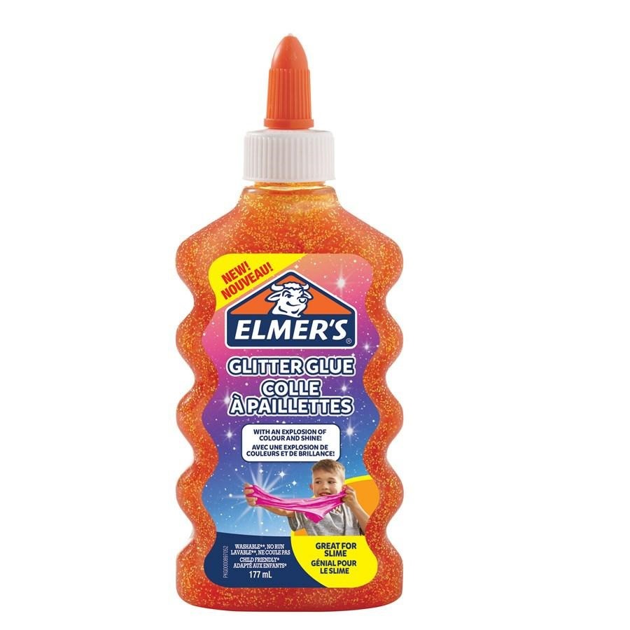 ELMER'S COLLA GLITTERATA LIQUIDA ARANCIONE FLACONE DA 177ML