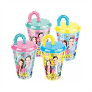 BICCHIERE CON CANNUCCIA 430ML CANNUCCIA CUP ME CONTRO TE