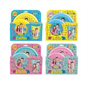 GIFT SET 2 PIATTI+BICCHIERE ME CONTRO TE