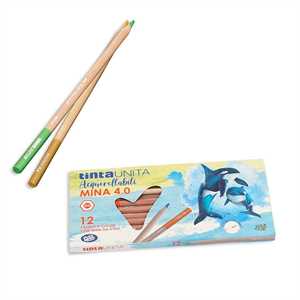 Pastelli da 12 Acquerellabili Mina 4.0 sc.cartone Tintaunita
