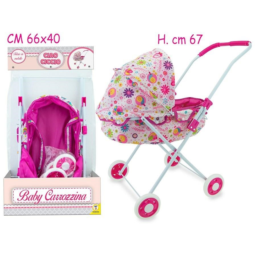 CIAO CICCIO - CARROZZINA IN METALLO H.67CM