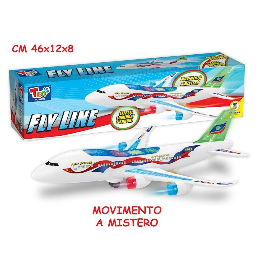 TEO'S AEROPLANO GRANDE CON LUCE E SUONI