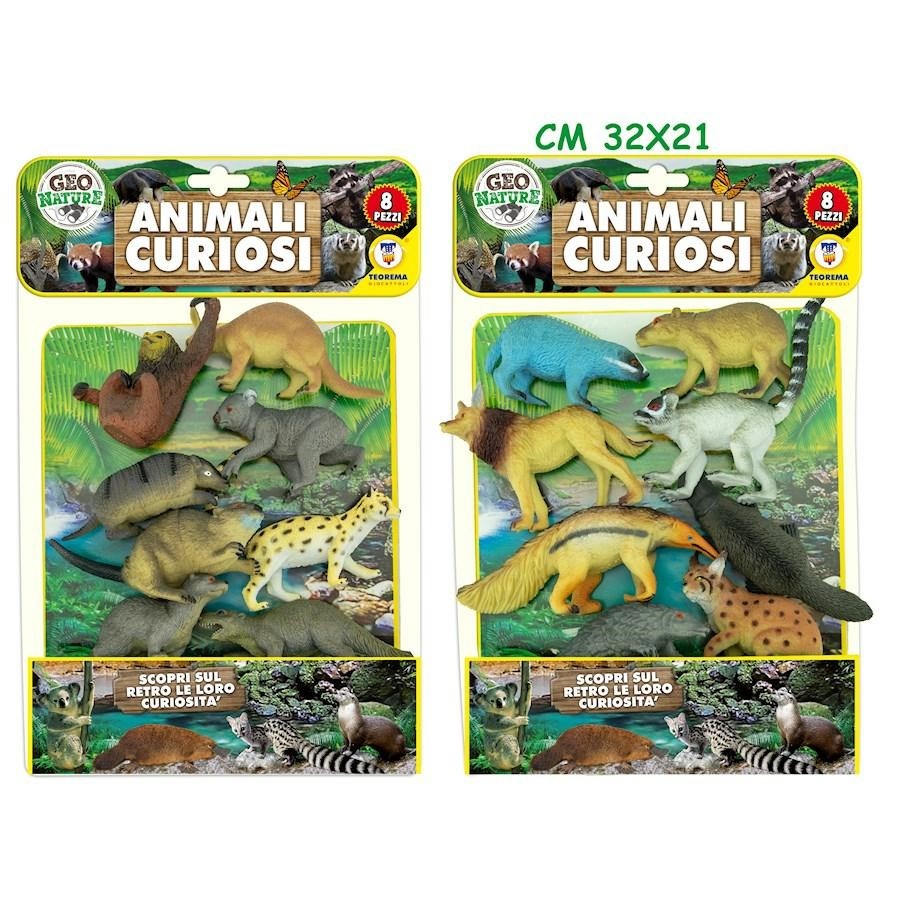 GEO NATURE-ANIMALI CURIOSI 8 PZ