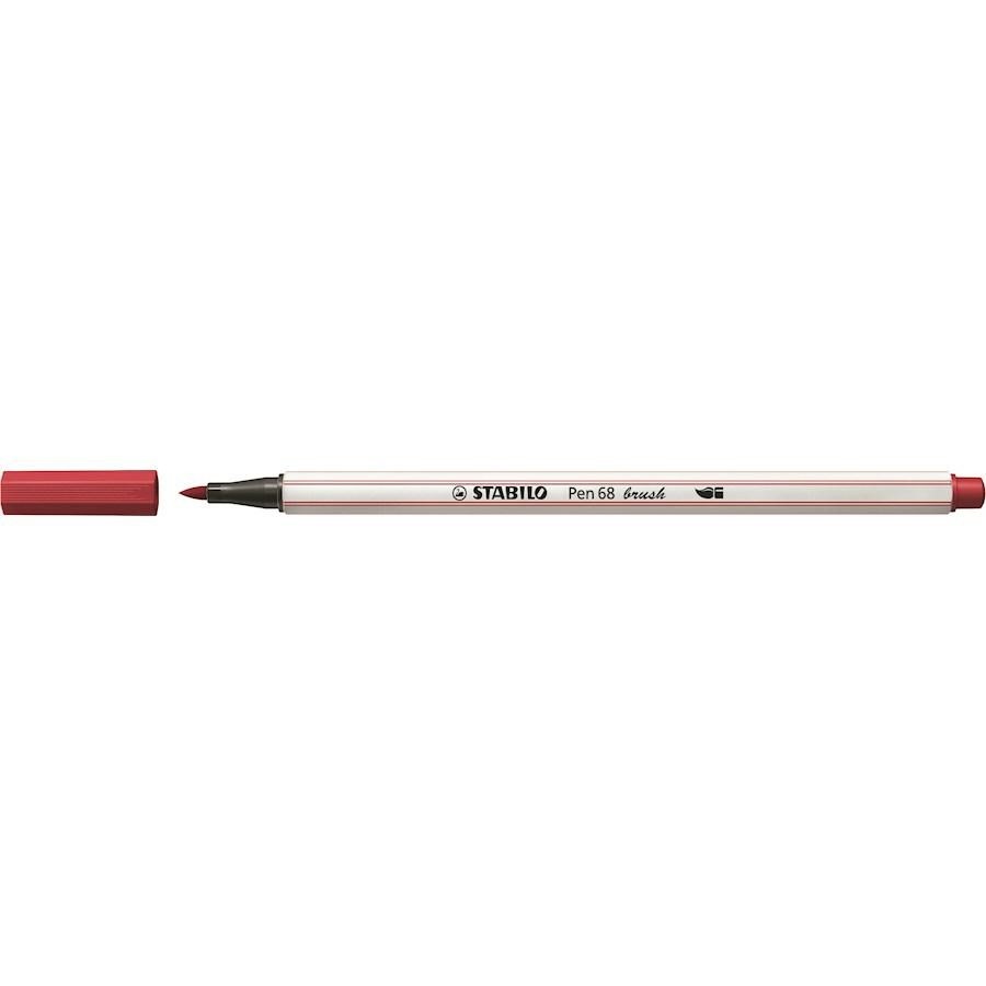 STABILO PEN 68 BRUSH 50-ROSSO SCURO