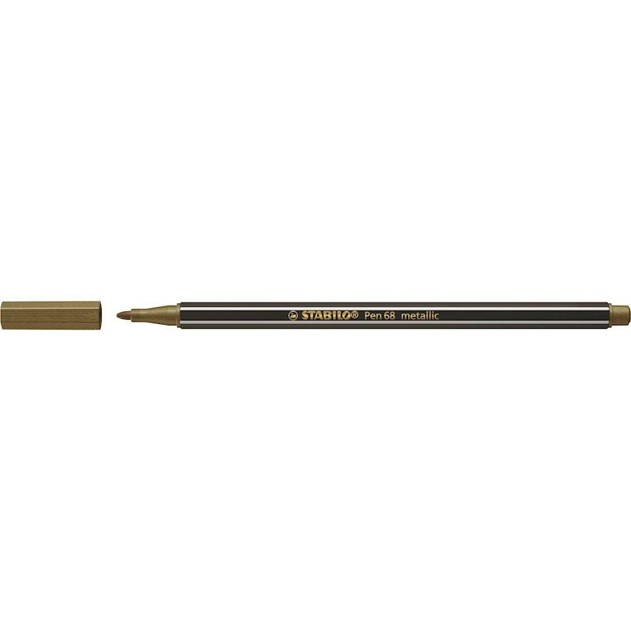 Pennarello PEN 68 Metallic STABILO ORO 810