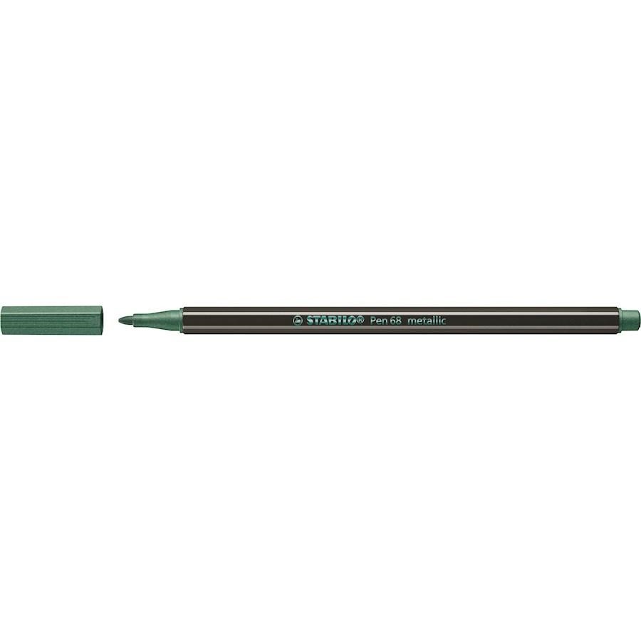 Pennarello PEN 68 Metallic STABILO VERDE 836