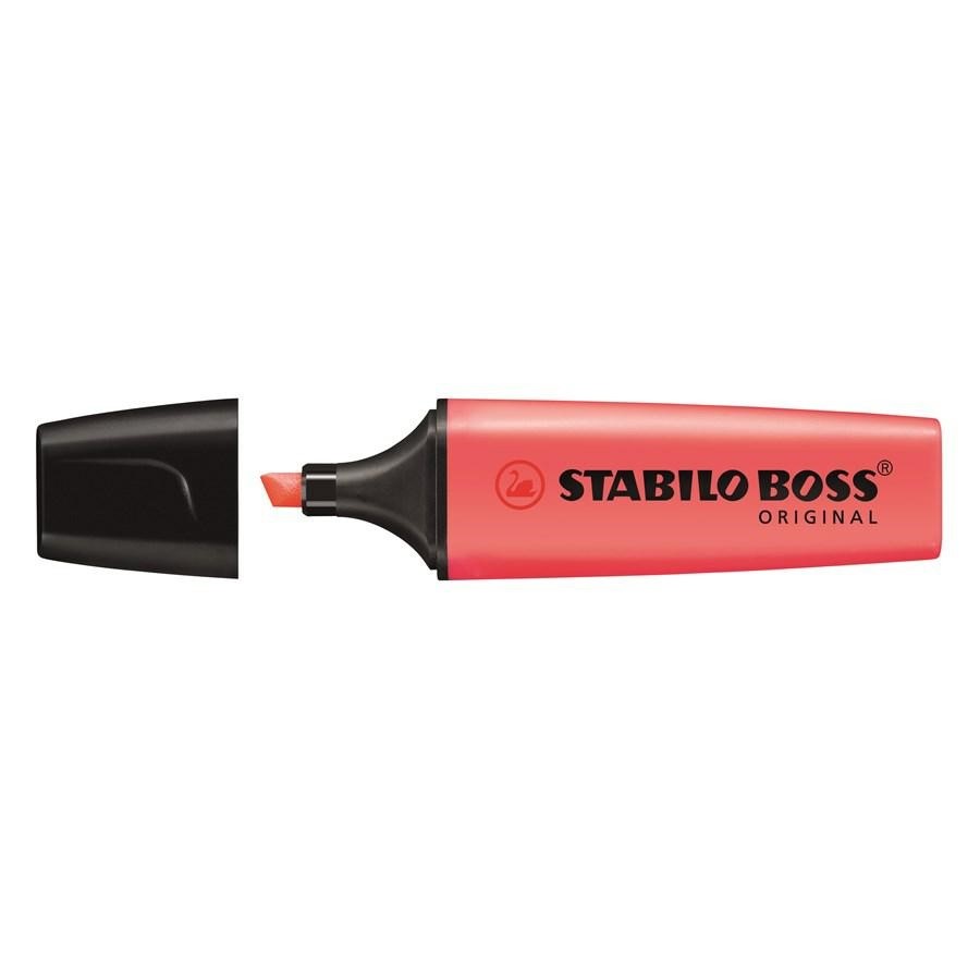 Evidenziatore STABILO BOSS 40-ROSSO