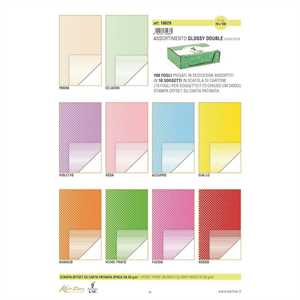 CARTA REGALO 100X70 DOUBLE RIGHE E  POIS FF100